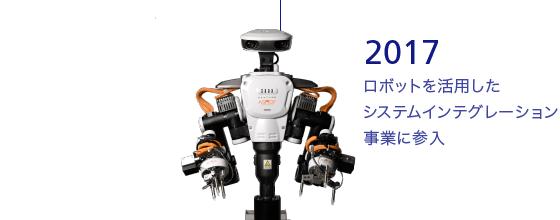 2017 ロボットを活用したシステムインテグレーション事業に参入