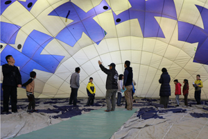 仕組みや原理を学ぶ熱気球教室