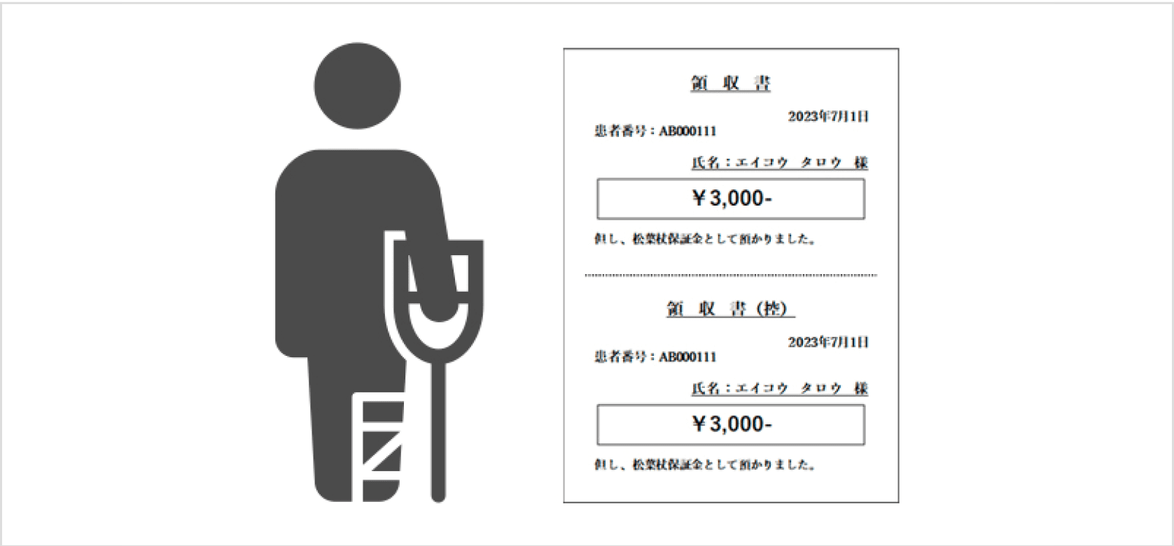 診療費以外の入出金もかんたん操作のイメージ画像