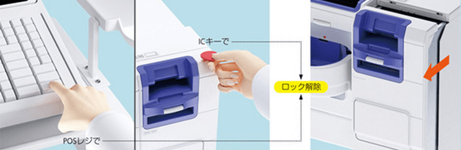 電磁ロック式ユニット