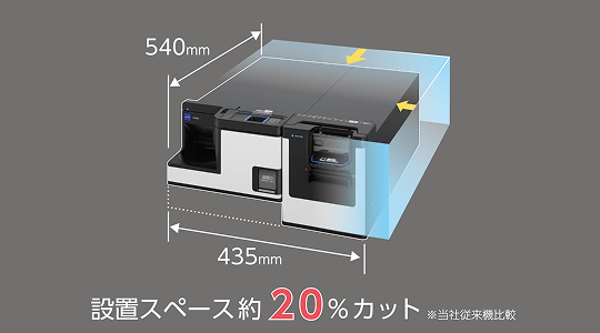 コンパクト&シンプルなデザイン