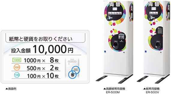 紙幣両替機 シリーズ｜両替機｜製品カテゴリーから探す｜製品