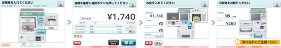 操作手順例 「診察券」での運用の場合