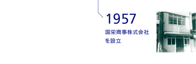 1957 国栄商事株式会社を設立