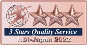 HDI-Japan三つ星ロゴマーク