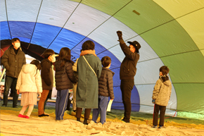 熱気球の仕組みを学ぶ熱気球教室