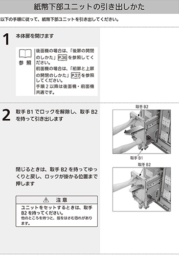 写真を用いて、操作方法をわかりやすく表現した取扱説明書